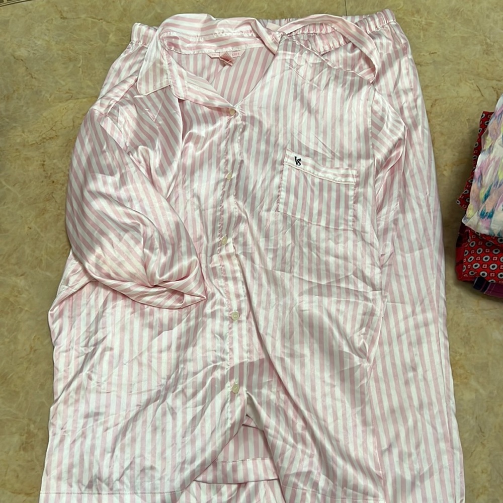 Victoria’s secret silk pajama set